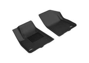 Chevrolet Blazer Floor Mats - Front - 3D MAXpider - Kagu - Black - `17-`20